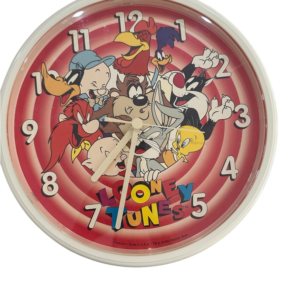 Vintage 1994 Warner Bros. Wall Clock
